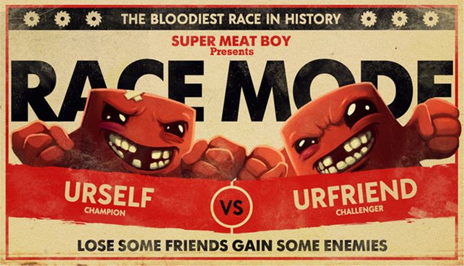 Super Meat Boy Race Mode Edition-TiNYiSO