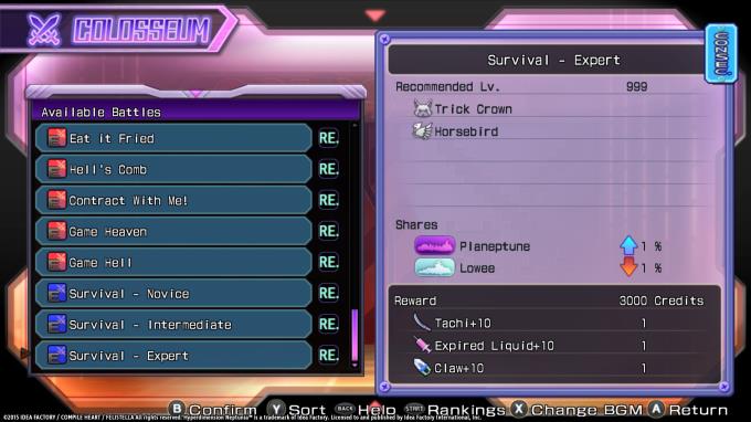 Hyperdimension Neptunia Re Birth1 Survival PC Crack