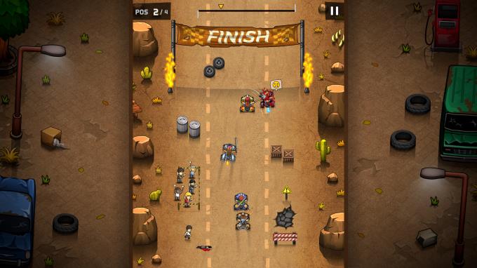 Rude Racers: 2D Combat Racing PC Crack