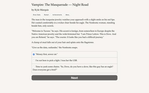 Vampire: The Masquerade — Night Road Torrent Download