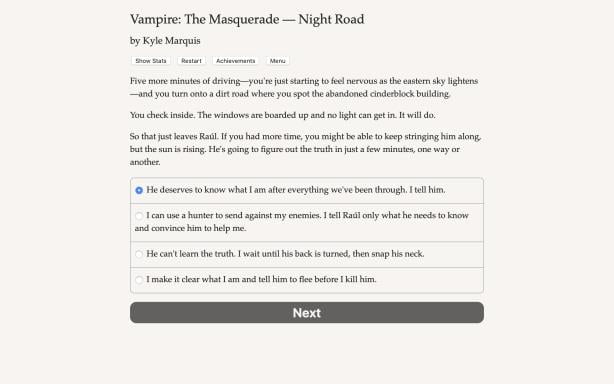 Vampire: The Masquerade — Night Road PC Crack