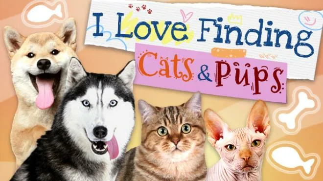 I Love Finding Cats & Pups Free Download